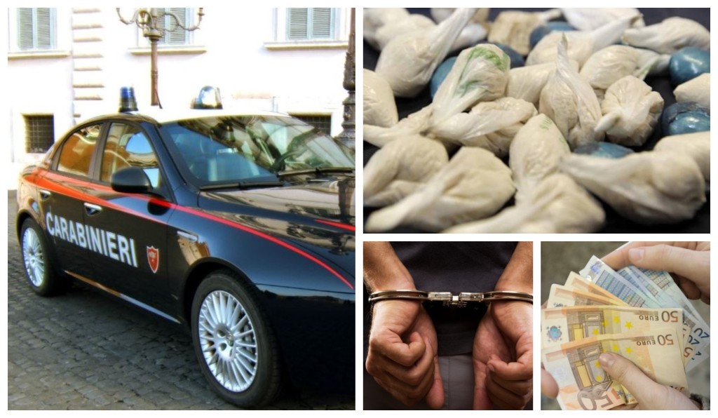 carabinieri eroina arresto spacciatore droga