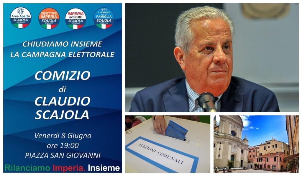 elezioni imperia claudio scajola comizio piazza san giovanni