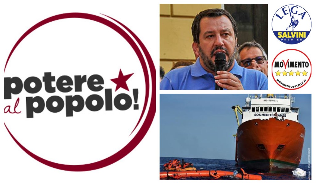 potere al popolo imperia salvini lega movimento 5 stelle nave acquarius