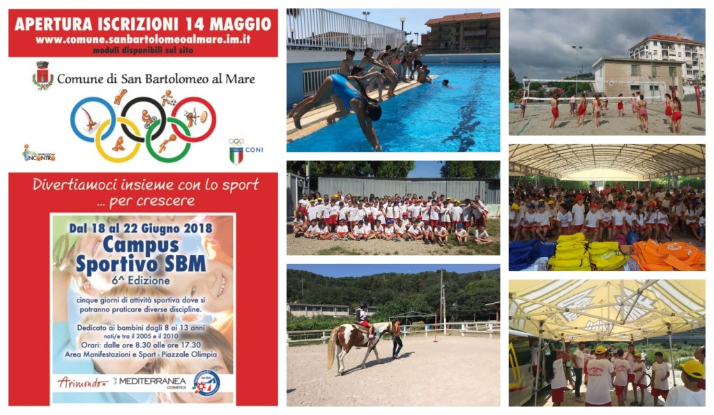 san bartolomeo al mare campus sportivo sbm