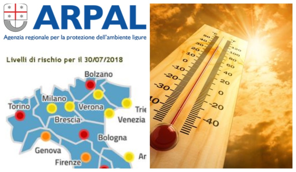 arpal caldo umidità aumento