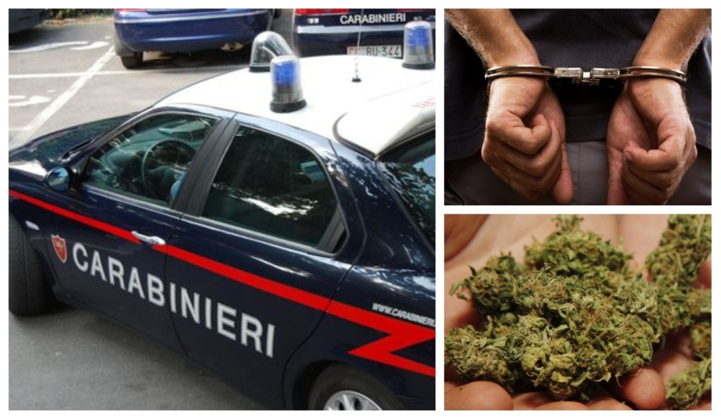 carabinieri arresto carcere sanremo marijuana
