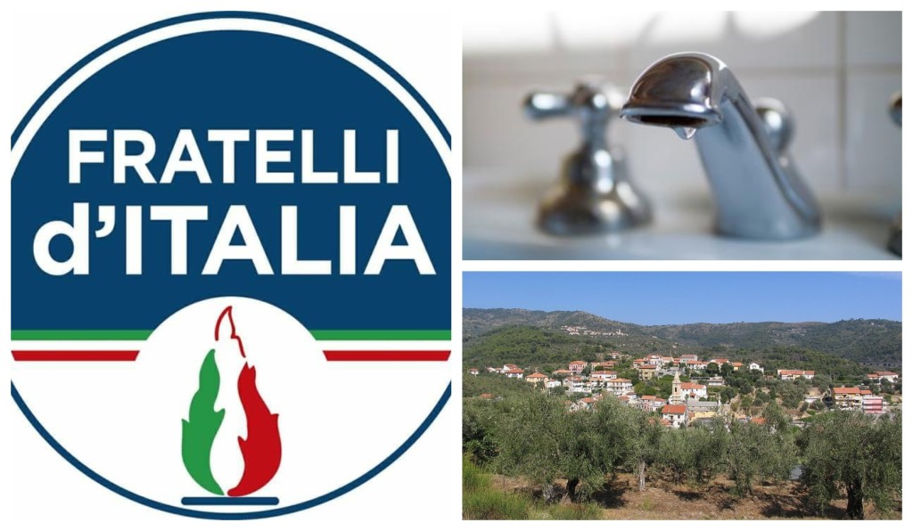 emergenza acqua fratelli d'italia golfo dianese