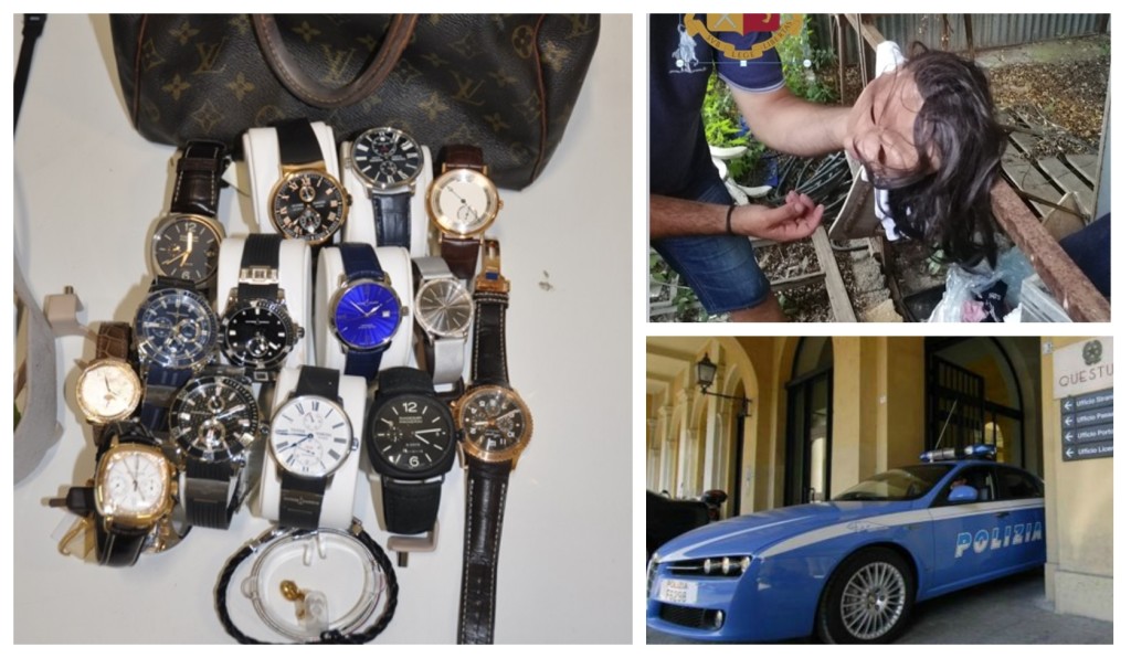 furto orologi questura sanremo