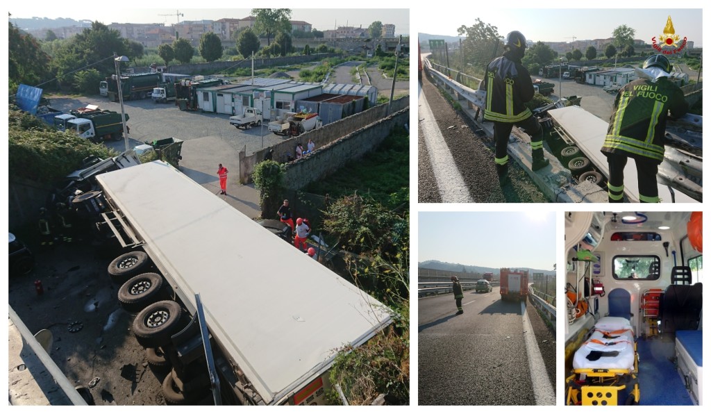 incidente camion albisola a10