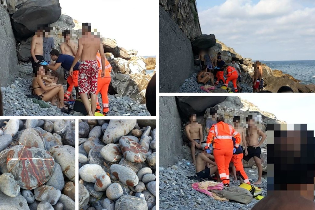 incidente in spiaggia