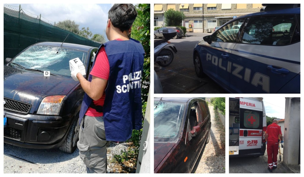 lite folle caramagnetta denuncia aggressore polizia