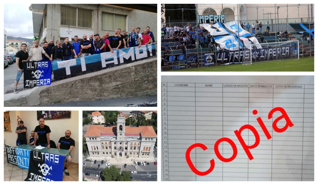 raccolta firme ultras imperia ti amo