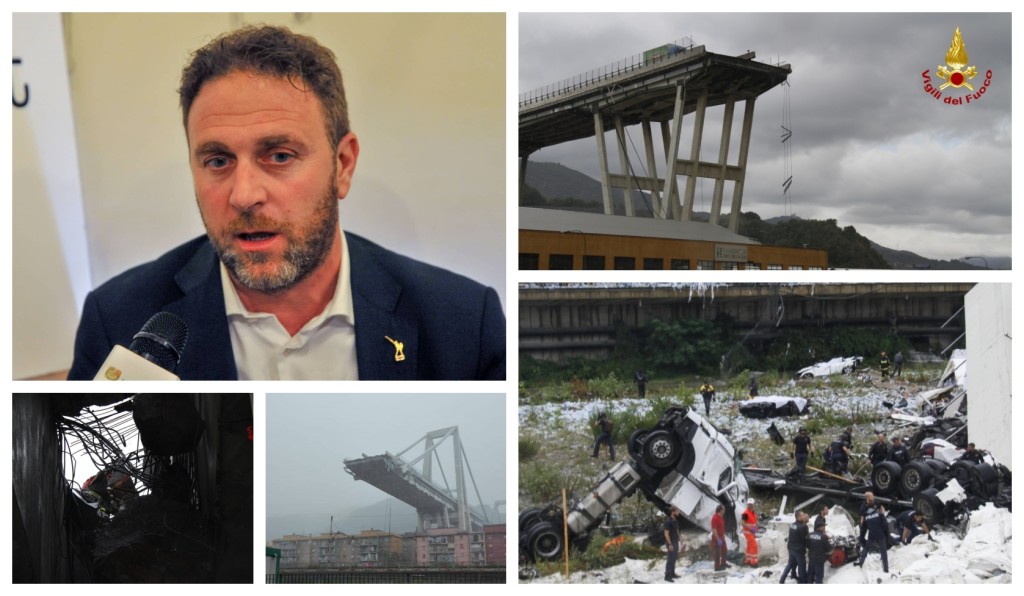 alessandro piana cordoglio vittime crollo ponte a10