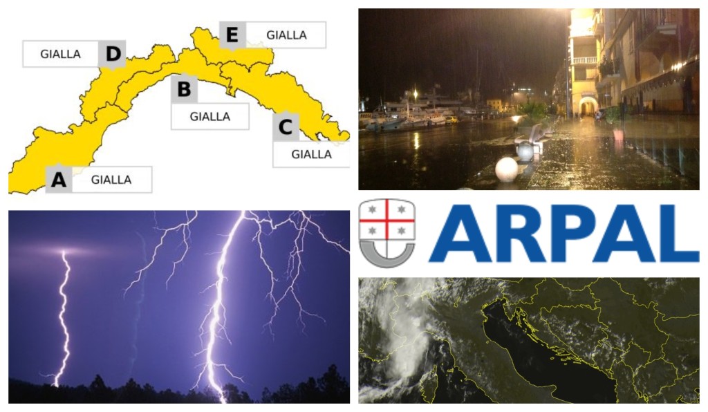 allerta meteo gialla 13 agosto pioggia e temporali allerta