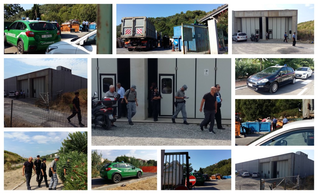 blitz depuratore e isola ecologica