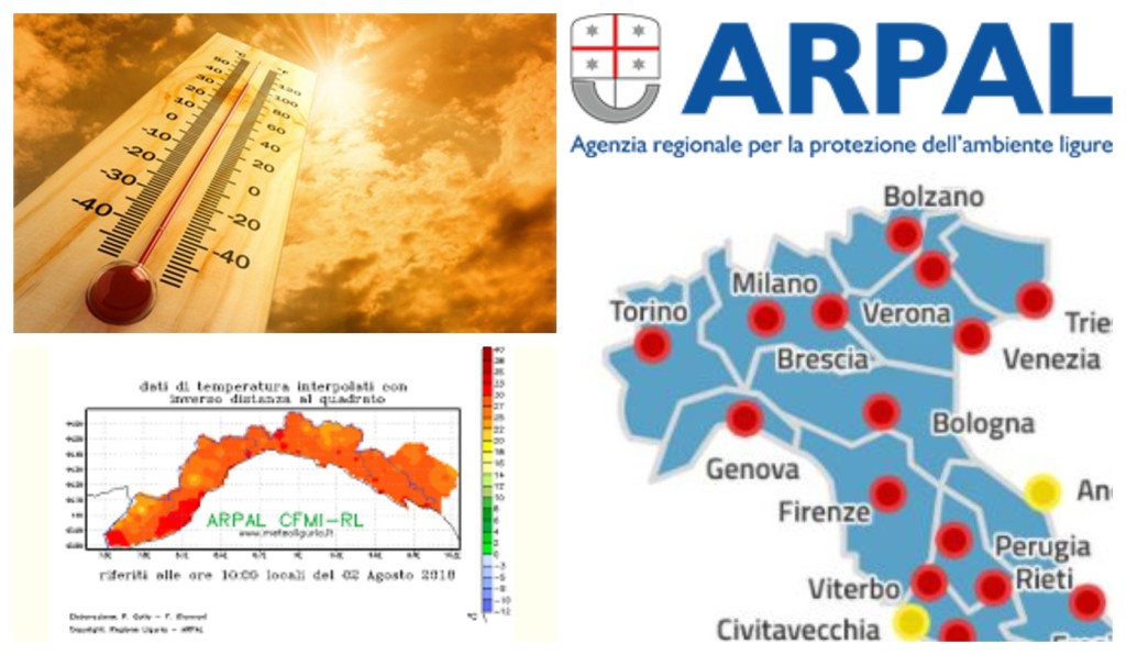 caldo arpal bollino rosso 2 agosto