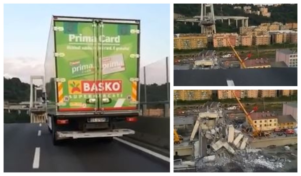 camminata sul ponte morandi