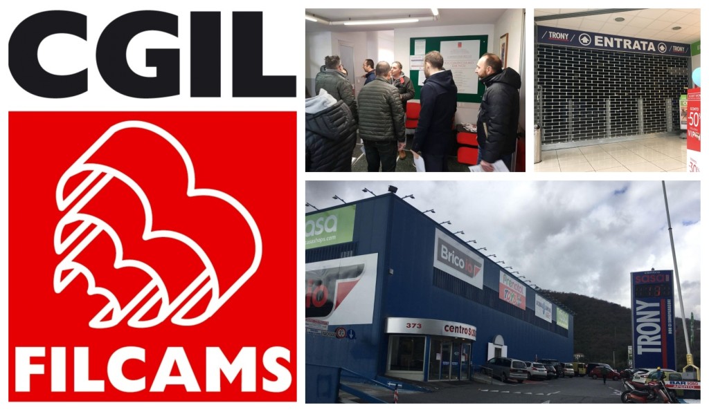 cgil filcams trony unieuro