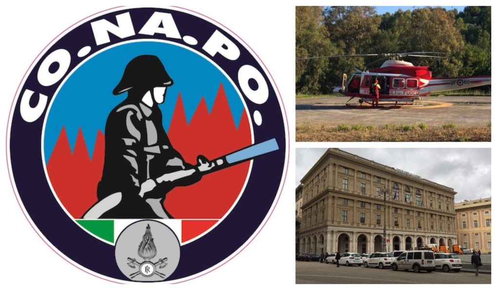 conapo elicottero vigili del fuoco sanità regione liguria