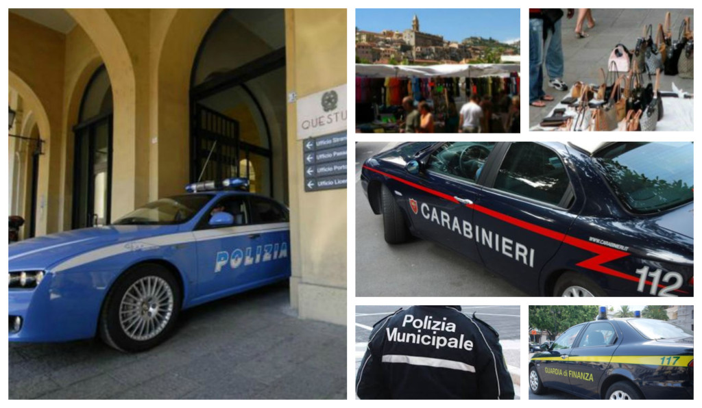 polizia-finanza-carabinieri-municipale-marcato-ventimiglia-24agosto
