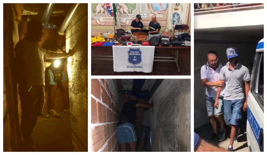 polizia municipale magazzino occulto diano