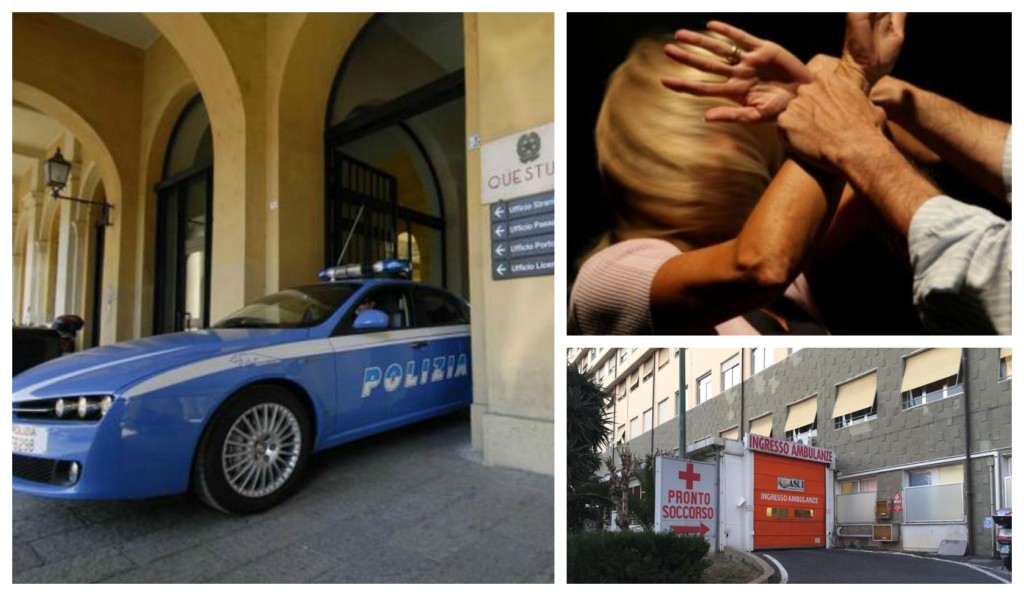 questura aggressione polizia ex comapgna denuncia