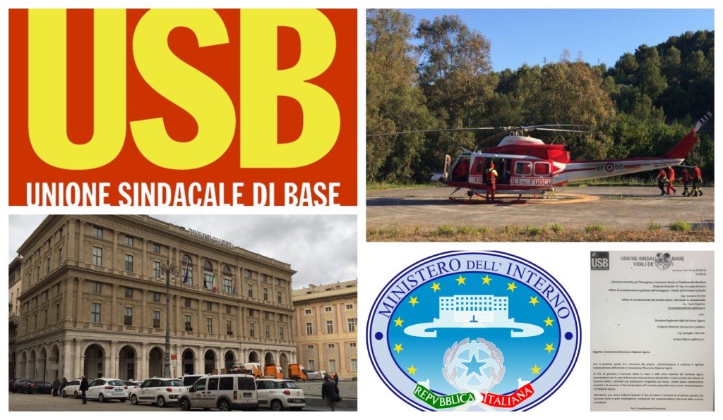 usb vigili del fuoco elicottero regine liguria