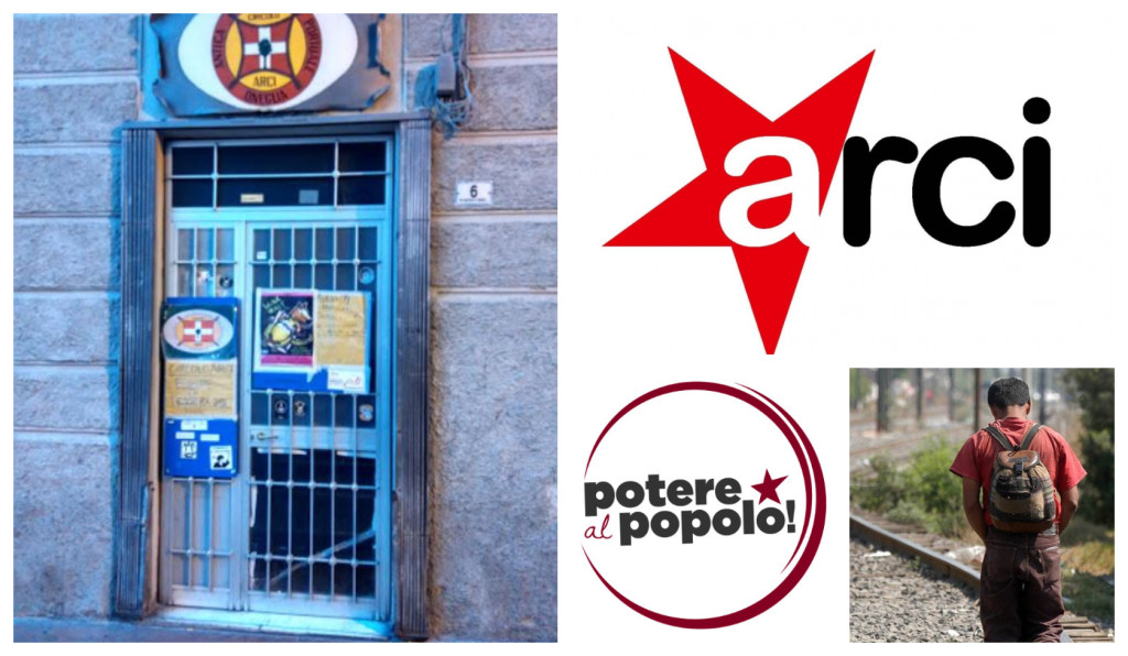 arci imperia io sto con i migranti potere al popolo