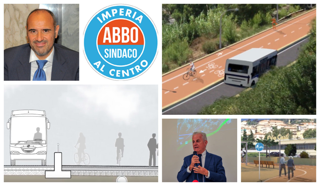 ciclabile imperia al centro green line pulmino