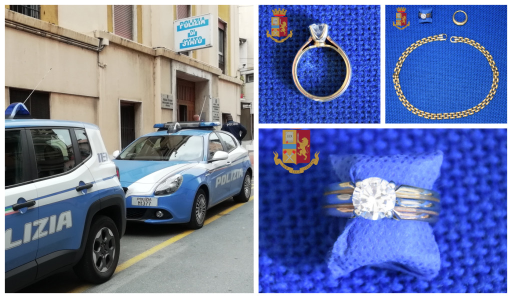 polizia gioielli denuncia ricettazione