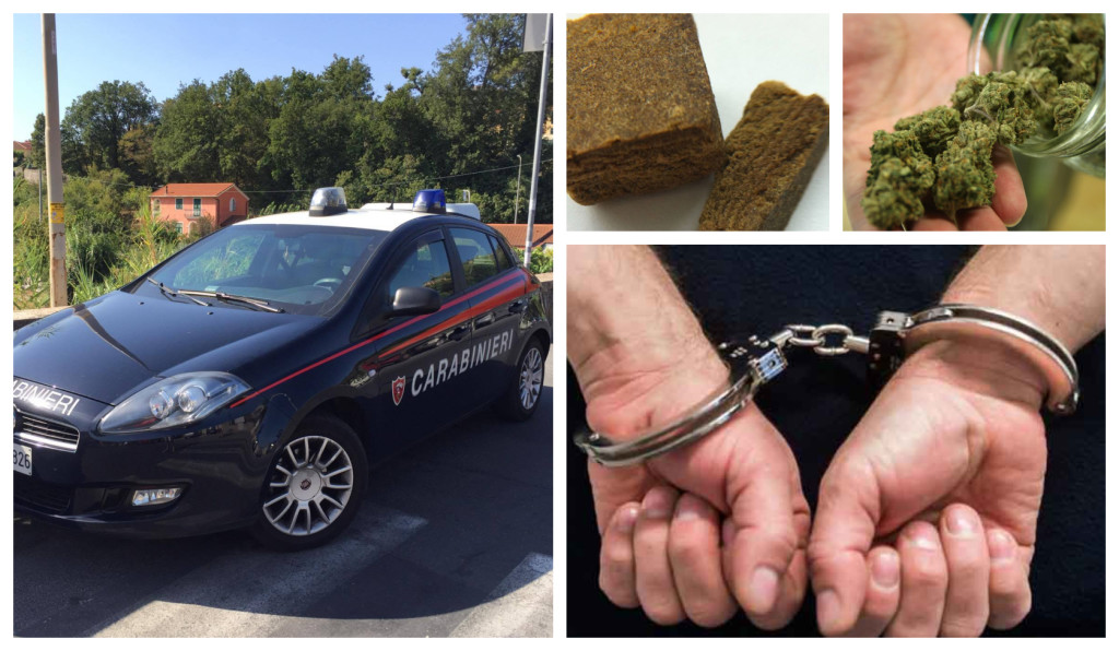 carabinieri arresto hashish marijuana