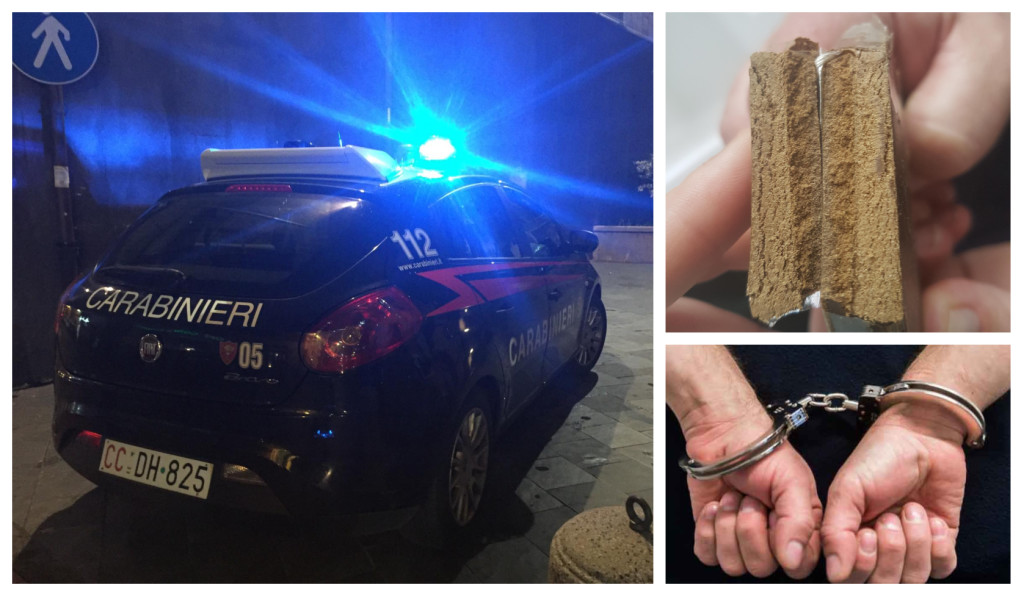 carabinieri hashish arresto studente