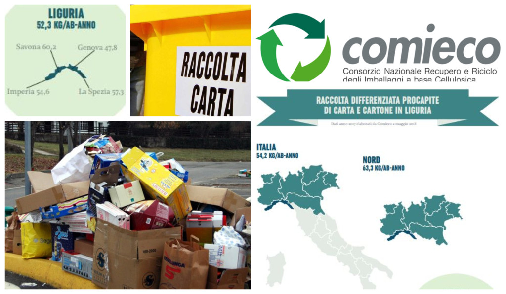 liguria comeico raccolta carta e cartone