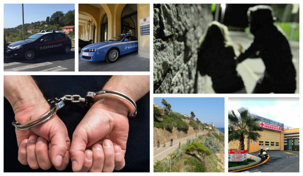 polizia carabinieri arresto violenza sessuale sanremo