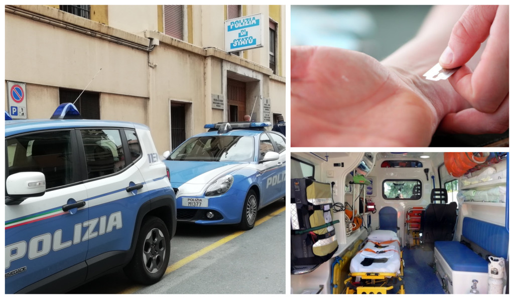 polizia lametta tagli espulsione