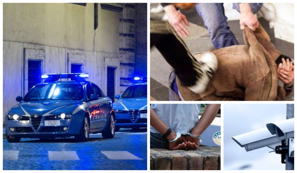 rissa fermo polizia aggressione