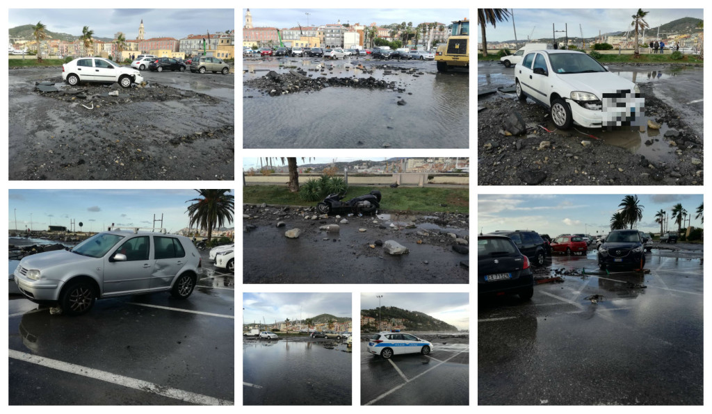 spianata parcheggio danni