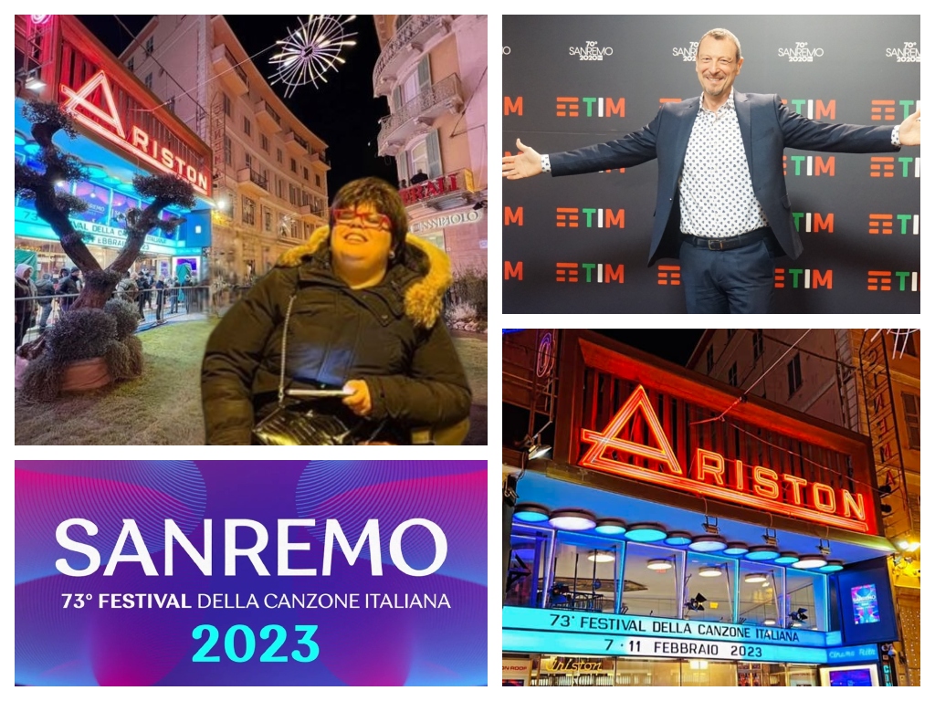 Sanremo 2023: “Fuori dall’Ariston non c’è posto per noi disabili”. L’appello della 29enne imperiese Laura. “Il mio sogno è vedere Mengoni”