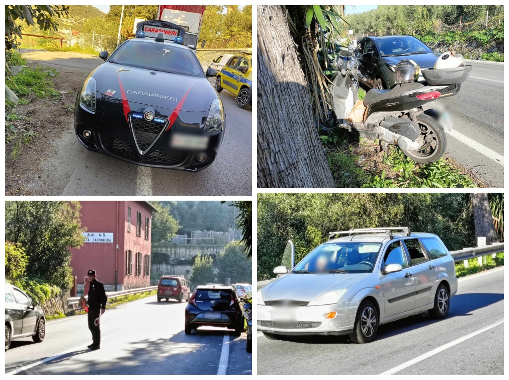 Molfetta: Scontro moto-auto in via Federico Campanella. Ambulanza sul posto