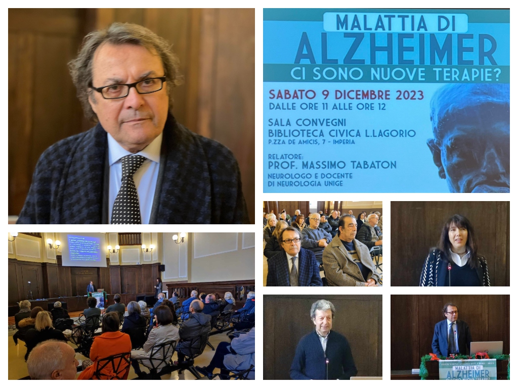 Conference on Alzheimer’s disease with neurologist Massimo Tapatone.  “New treatments from the US to slow the course of the disease”/Photos and video