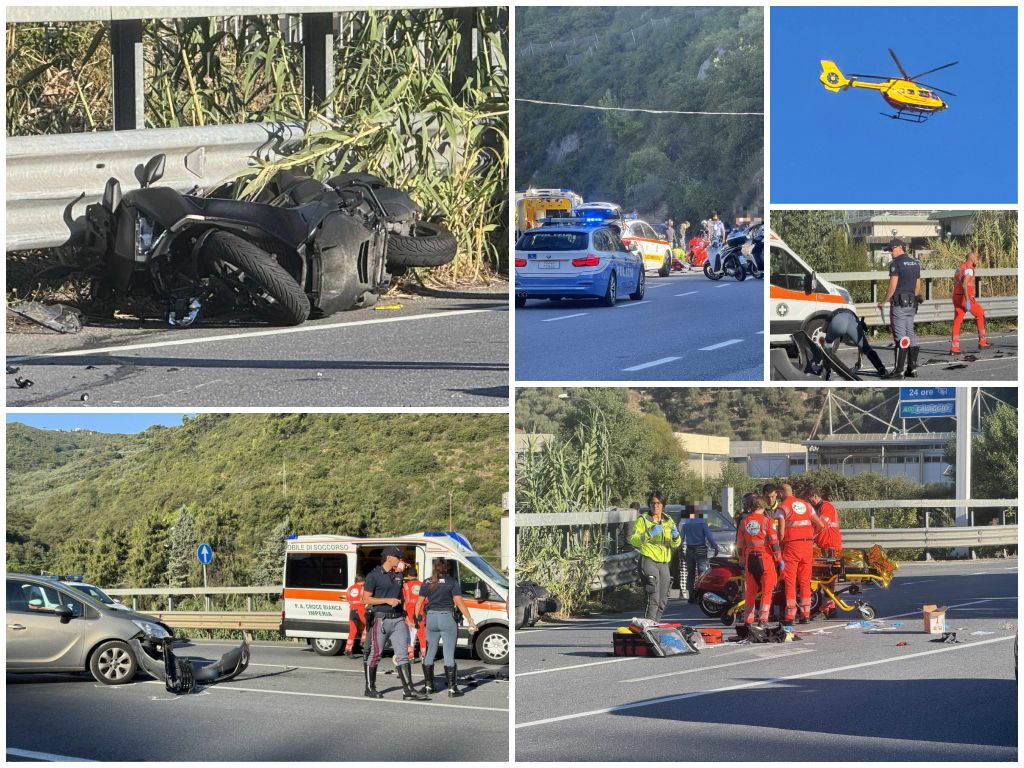 Imperia: violento scontro auto scooter sulla SS28. Grave un uomo, in ...